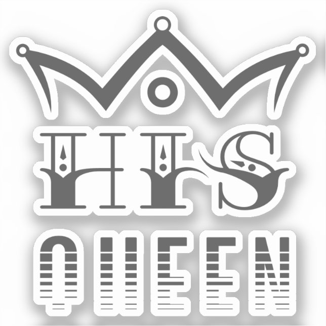 Adesivo Sua Rainha (Frente)