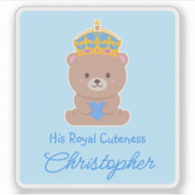 Sua Realeza Fofura | Bebê Personalizado Divertido