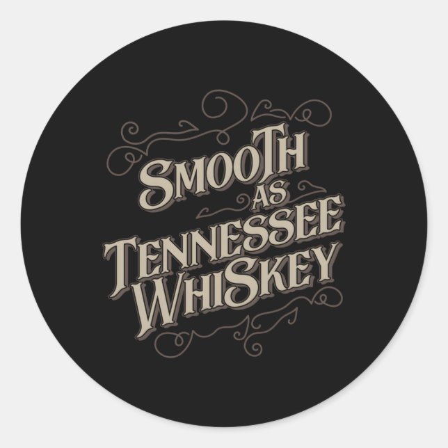Adesivo Suave Como Tennessee Whiskey Country (Frente)