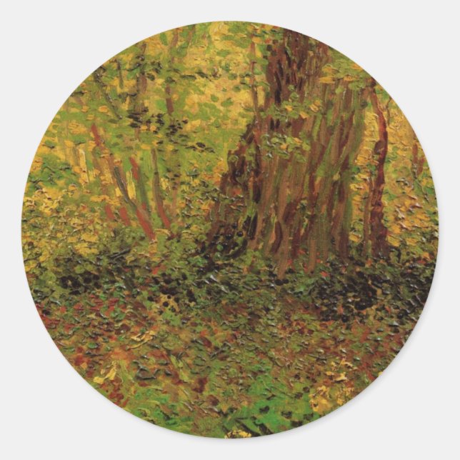Adesivo Sub-bosque por Vincent van Gogh (Frente)