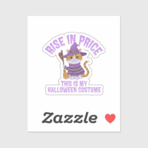 Adesivo Suba no Preço, esta é a minha fantasia de Hallowee