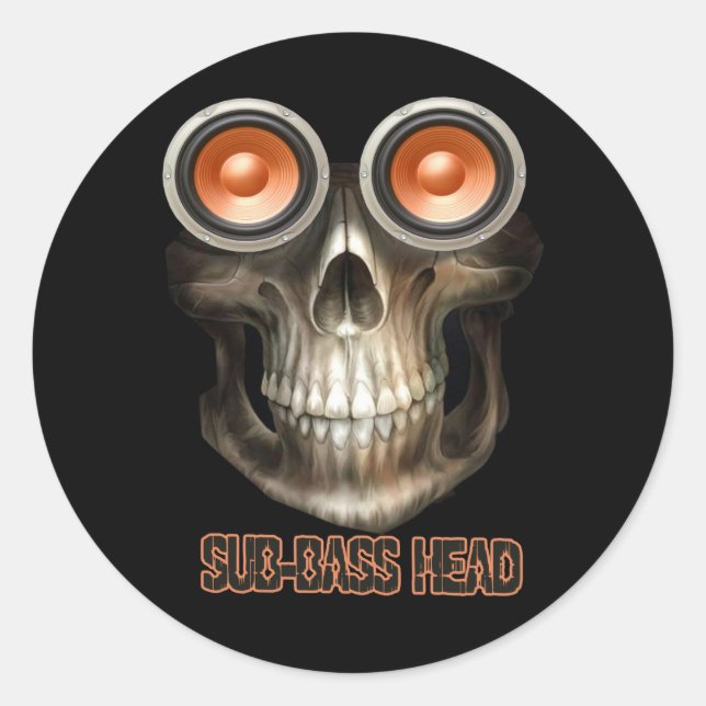 Adesivo subbashead Dubstep (Frente)