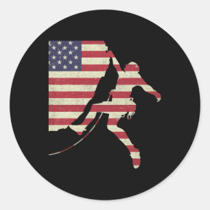 Adesivo Subida Patriótica da Bandeira Americana de 4 de Ju