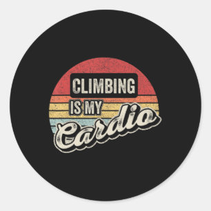 Adesivo Subindo É Meu Cardio Vintage Retro Rock Subindo
