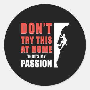 Adesivo Subindo Montanhas Escaldantes Escalando Ideia de P