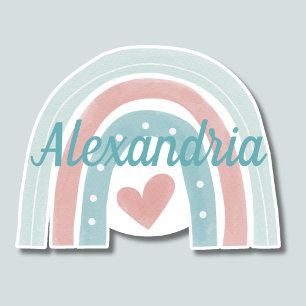 Adesivo Subir Acima do Monograma Bohemian Rainbow Watersaf