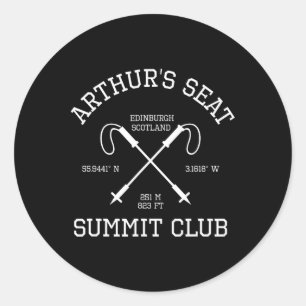 Adesivo Subiu Arthur’s Seat Escócia Summit Club Caminhada 