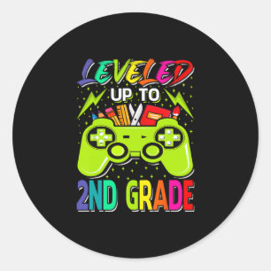 Adesivo Subiu Para o 2º Ano Gamer Ck Volta às Aulas Primei