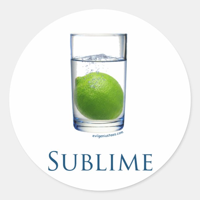 Adesivo Sublime engraçado (Frente)