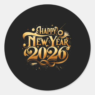 Adesivo Subscreve O Prêmio De Feliz ano novo De 2026