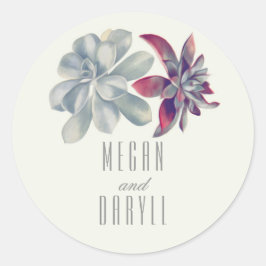 Adesivo Succulents Floral Buquê Wedding