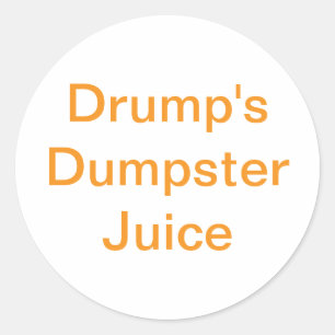 Adesivo Suco de Lixeira do Drump Hankamer Artjunkhaus Delí