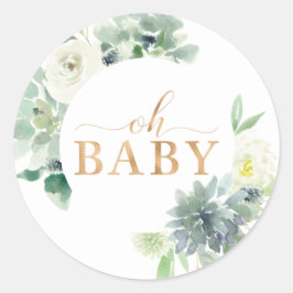 Adesivo Suculente e Verde Oh Baby Sticker