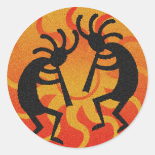 Adesivo Sudoeste tribal Kokopelli de Sun do deserto