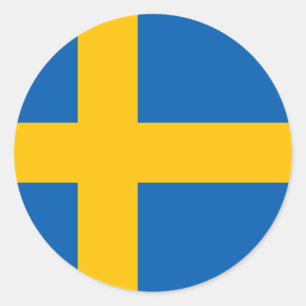 Adesivo Suecia - bandeira nacional sueco