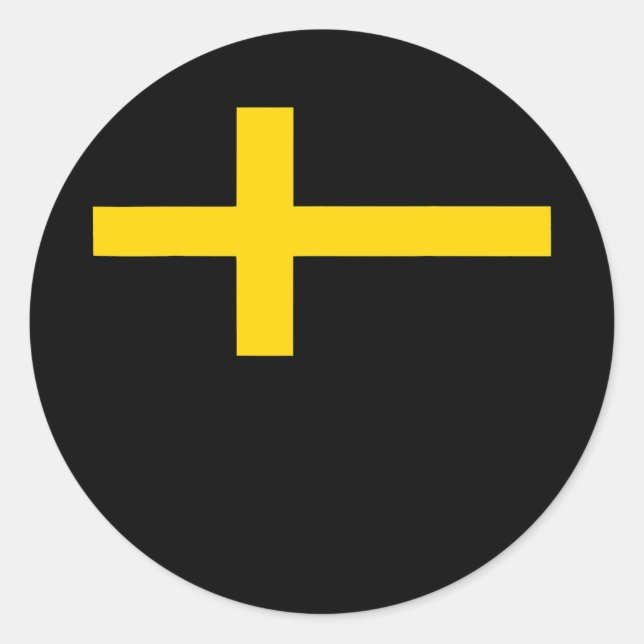 Adesivo Suecia Sinalizador Sverige Flagga Legal Homens Sue (Frente)