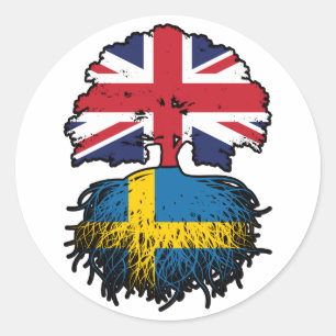 Adesivo Suecia sueca Reino Unido Reino Unido