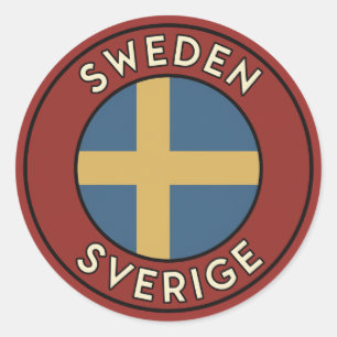Adesivo Suécia Sverige