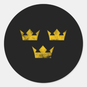 Adesivo Suecia Sverige Hockey Tre Kronor Three Crowans
