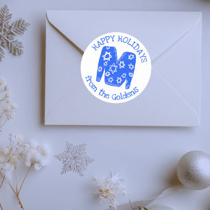 Adesivo Suéter Feio PERSONALIZADO Feriado Hanukkah