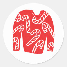 Adesivo Suéter Feio PERSONALIZADO Festa de Natal