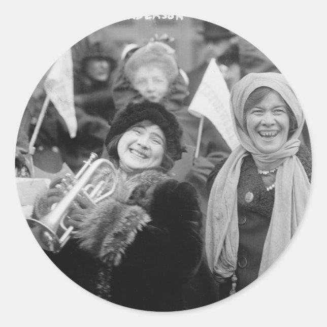 Adesivo Suffragistas Rosa Sanderman e Elizabeth Freeman (Frente)