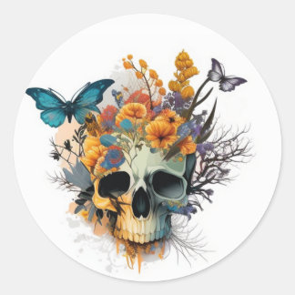 Adesivo Sugar Skull Day of the Dead