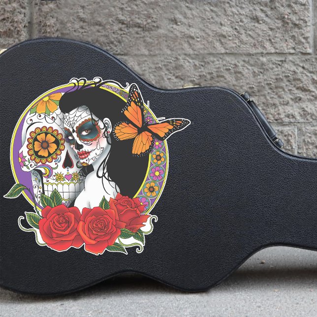 Adesivo Sugar Skulls Art Nouveau (Criador carregado)