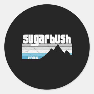 Adesivo Sugarbush Vt Vermont Retro Montanhas Esquiando Sno
