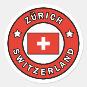 Adesivo Suiça de Zürich