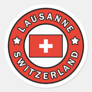 Adesivo Suiça Lausanne