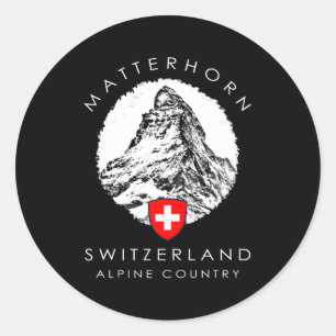 Adesivo Suiça Matterhorn Xo4U Original