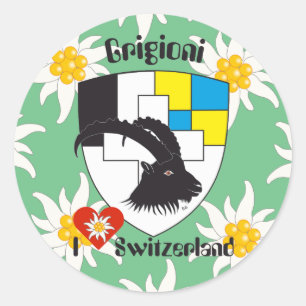 Adesivo Suíça, Suisse, Svizzera, Svizra, Kleber