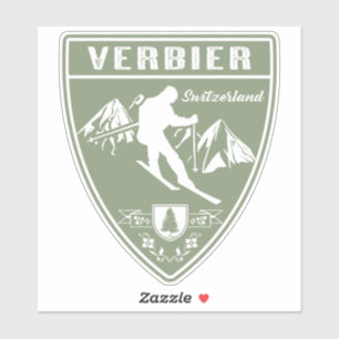 Adesivo Suiça Verbier