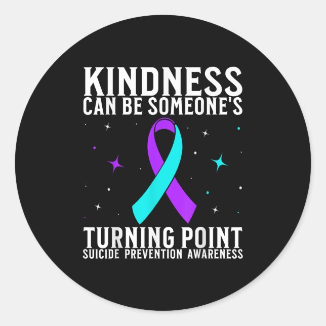 Adesivo Suicide Awareness Warrior Suicide Prevention Aware (Frente)