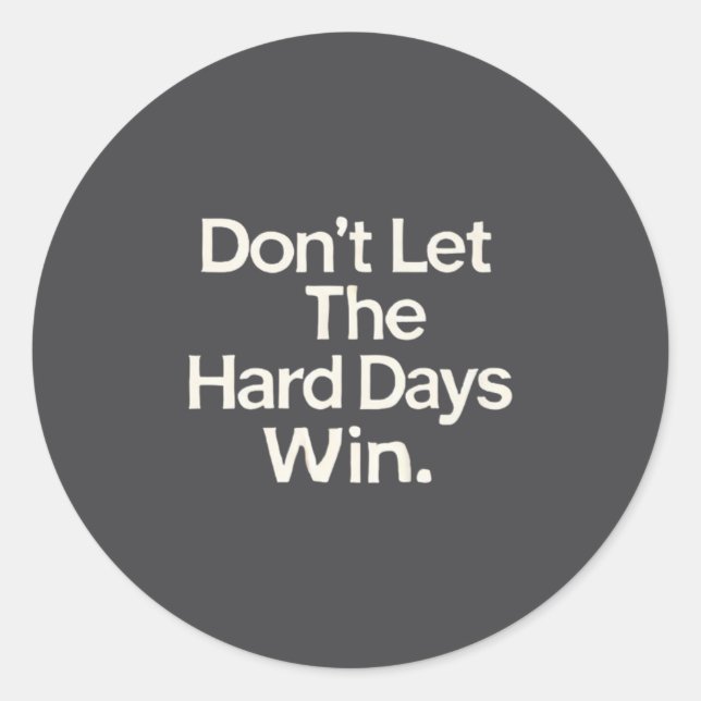 Adesivo Suicide Prevention- Don't Let The Hard Days Win Pr (Frente)
