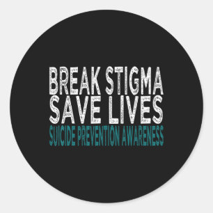 Adesivo Suicídio Apoio à Prevenção do Suicídio Estigma