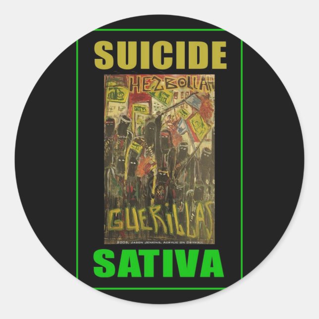 ADESIVO SUICÍDIO SATIVA (Frente)