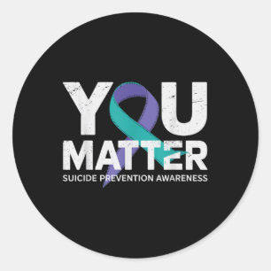 Adesivo Suicídios Prevenção Camisa Sensibilização Suicida 