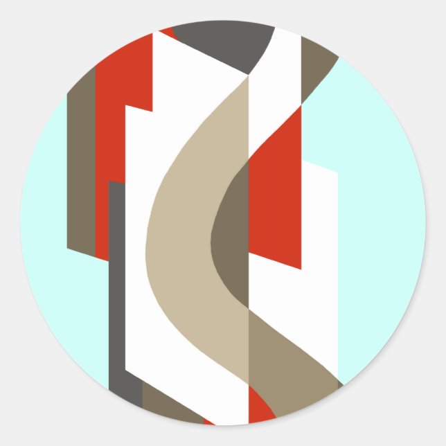 Adesivo SUISSE: Art Deco Moderne: Escritório 60, Homens Lo (Frente)