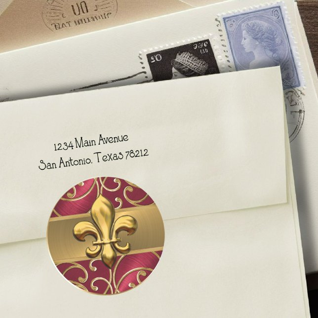 Adesivo Sujidade vermelha e Dourada (Criador carregado)