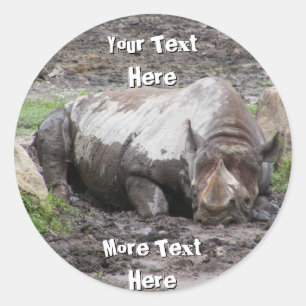 Adesivo Sulking Rhino Stickers