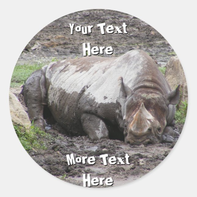 Adesivo Sulking Rhino Stickers (Frente)