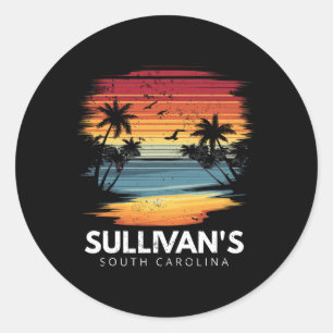 Adesivo Sullivan's South Carolina Surfboard Surfing Antigo