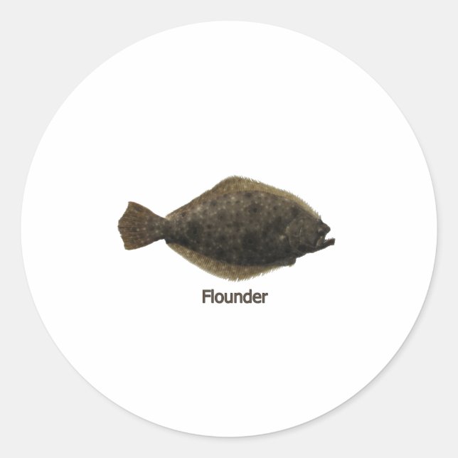 Adesivo Summer Flounder (com título) (Frente)