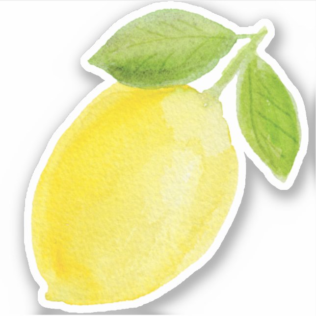Adesivo Summer Lemon Sticker - cortar o presente do profes (Frente)