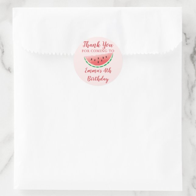 Adesivo Summer Sweet Watermelon Obrigado Stickers (Bolsa)