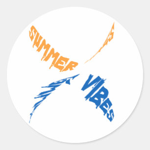 Adesivo Summer Vibes: Sol, Divertimento e Bons Tempos
