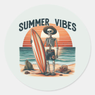 Adesivo Summer Vibes - Surfer