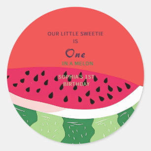 Adesivo Summer Vibes Watermelon Party Convidam